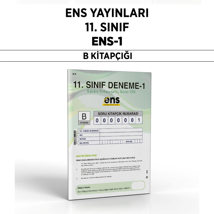 ENS 11.SINIF PERFORMANS ANALİZİ SERİSİ 1-B - 25-26
